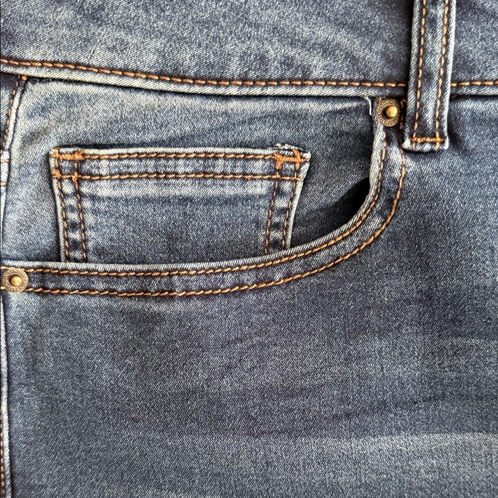 Stitch Star Blue Denim Shorts - Picture 3 of 5